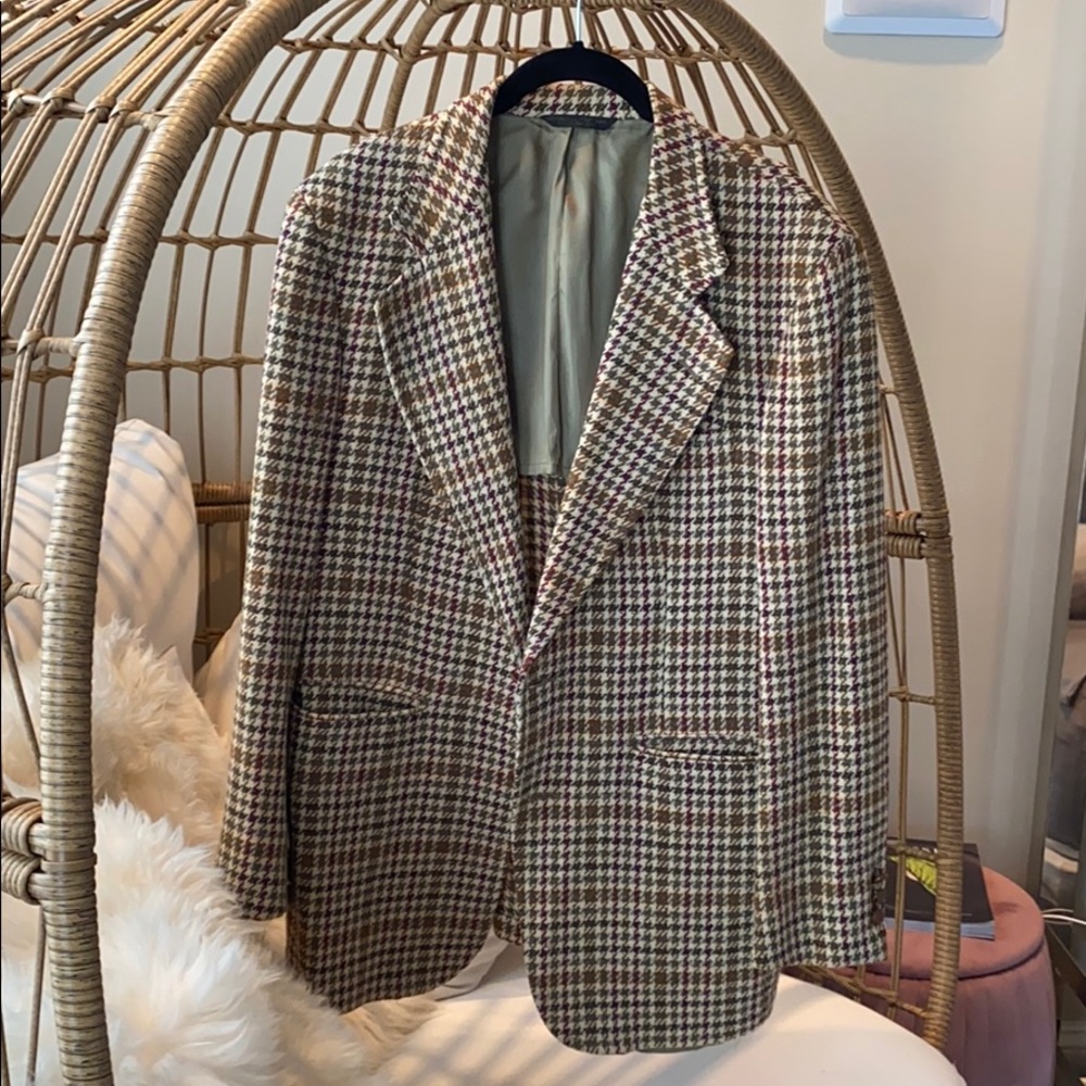 Vintage Houndstooth Hutzler’s Baltimore Jacket